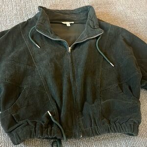 Brand New without tags. Dark Green corduroy cropped fit  jacket.